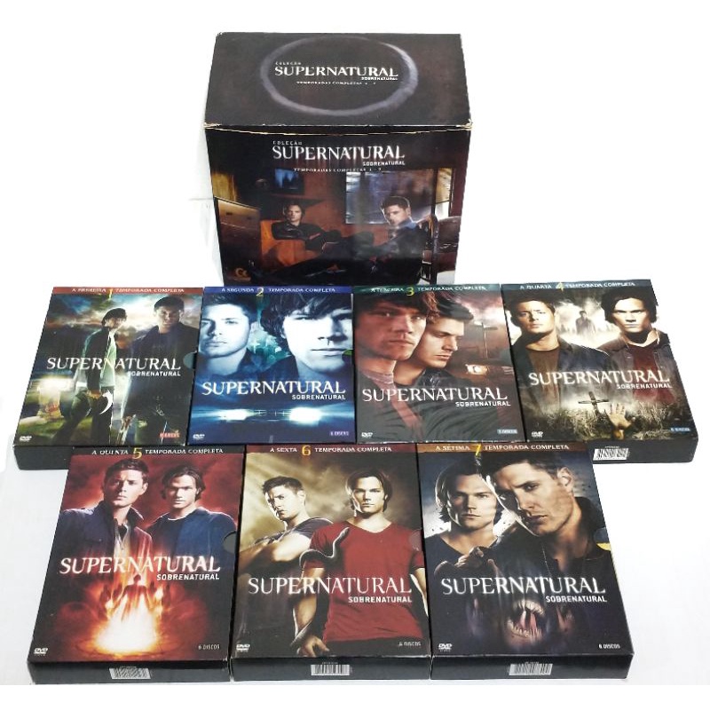 Coleção DVD Supernatural: 1-7 Temporadas Completas | Shopee Brasil