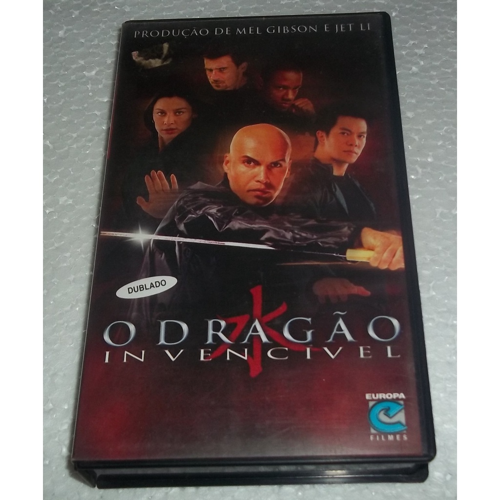 VHS O Dragão invencível - Dublado | Shopee Brasil
