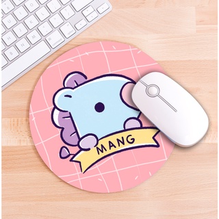 1 PC KPOP BTS BT21 Bonito Antiderrapante Almofada Do Mouse Mat Couro De  Mesa De Jogos De Moda Confortável Para Portátil MacBook Universal CHIMMY  COOKY KOYA MANG RJ SHOOKY TATA - Escorrega