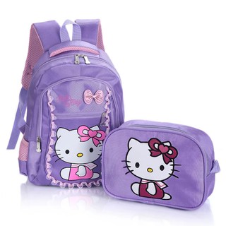 ! !️ Mochila Infantil/HELLOKITTY Ribbon/Escolar/TAS