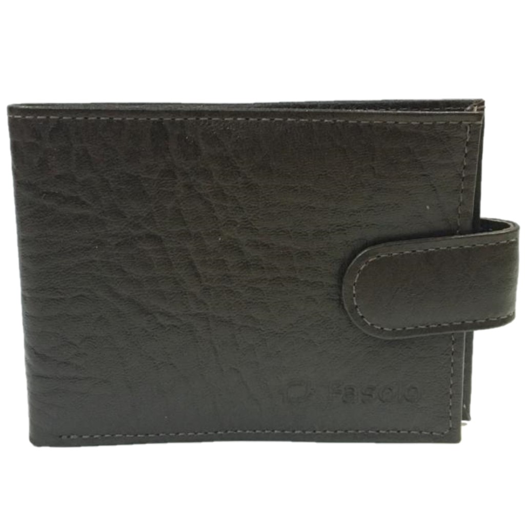 CARTEIRA MASCULINA COURO FASOLO PORTA CHEQUES H011 MARROM | Shopee Brasil