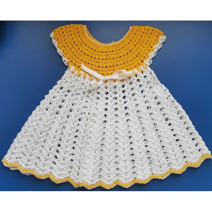 Vestido de croche hot sale infantil 5 anos