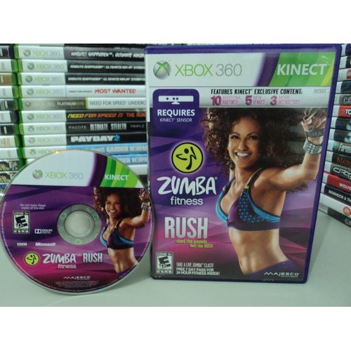 Zumba Fitness Rush (Kinect Required) - Xbox 360 em Promoção na