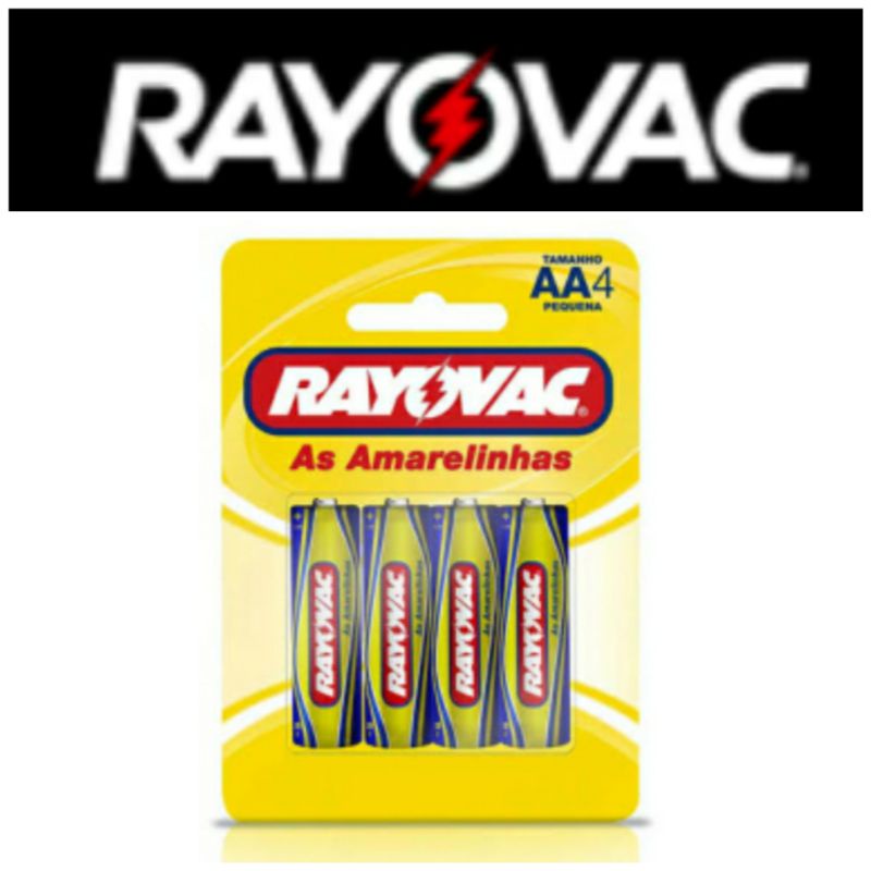 Pilha Recarregável AA Pequena 2 Unidades - Rayovac