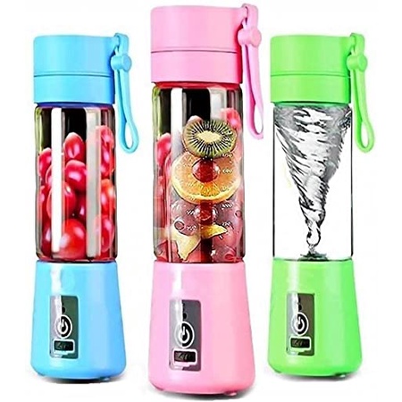 Mini Liquidificador Portatil Misturador Squeezers Recarregável Usb 6  Lâminas Vegetais Fruit Smooth