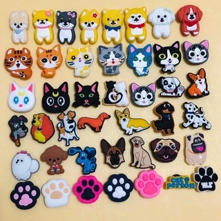 Pin Jibbitz de Crocs Animais Pets Cachorro Gato