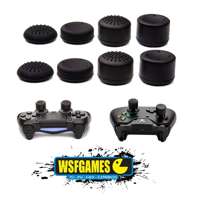 08 Grips Protetor Analógico Extensor Kontrol Freak Controle Ps3 Ps4 Xbox 360 One