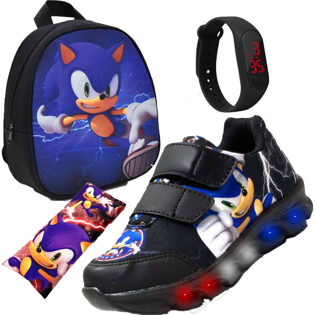 Sapato do hot sale sonic infantil