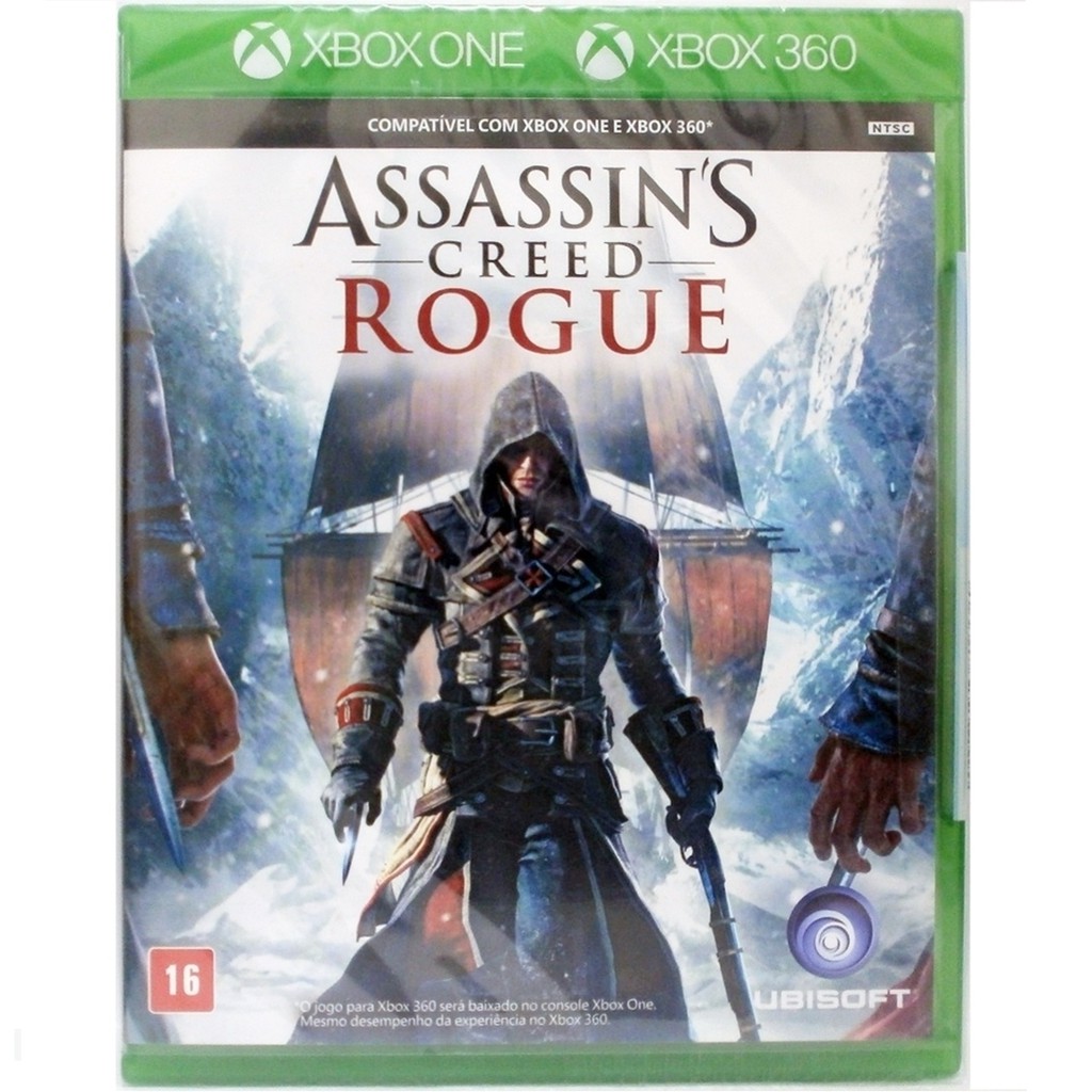 Jogos Xbox 360 transferência de Licença Mídia Digital - ASSASSINS CREED 4  DUBLADO+ ASSASSINS CREED ROGUE DUBLADO + CREED 3 DUBLADO +CREED 2 +  REVELATION+ BROTHERWOOD +ASSASINO CREED +TOMB RIDER + GTA 4 + BRINDES