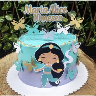 Bolo Fake Falso Para Festa Tema Princesa Jasmine em Promoção na Americanas