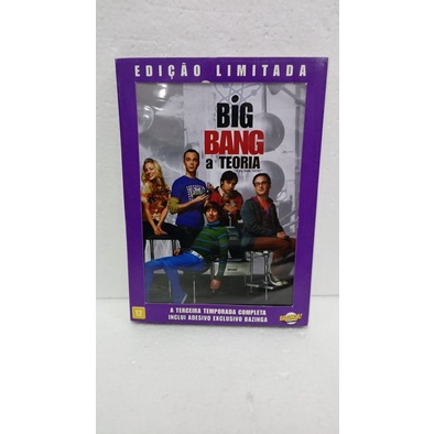 dvd big bang a teoria - 3ª temporada completa edição limitada | Shopee ...