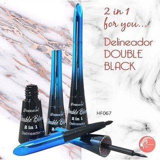 Delineador Double Black 2 In 1 D