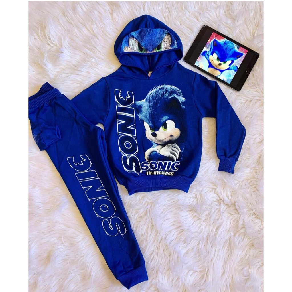 Blusa Moletom Adulto, Infantil 333 Sonic the hedgehog filme jogo