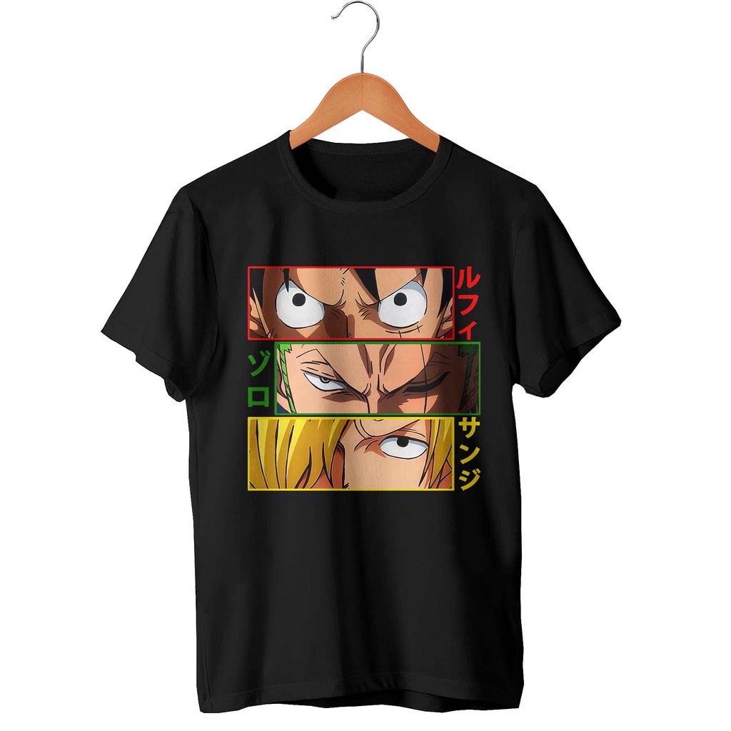 Camiseta Luffy E Zoro Com Roupas De Wano