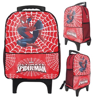 Mochila de Rodinhas 360 Marvel Homem Aranha Azul - Pedagógica - Papelaria,  Livraria, Artesanato, Festa e Fantasia