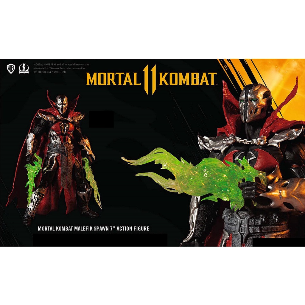 Boneco Spawn Mortal Kombat XI Malefik McFarlane Toys Figure | Shopee Brasil