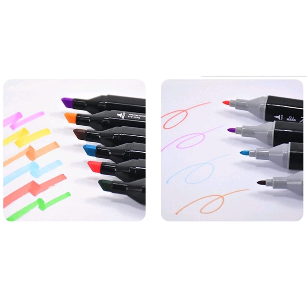 Caneta Marcador Artístico Art Marker TK83020 Marker Dual Cartoon