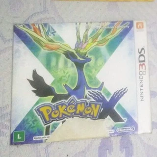 Pokemon X Nintendo 3ds Completo + Luva + encartes