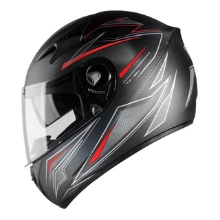 Capacete Ebf XTroy Legacy Preto Fosco e Vermelho