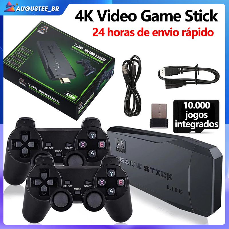Game Stick 4K GD10 128GB New Retro Video Game Console 2.4G Wireless –  Realtech