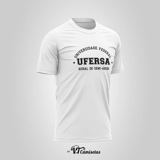UFERSA Camisetas Faculdade Universidade Camisa Universitária Sob Encomenda Claras