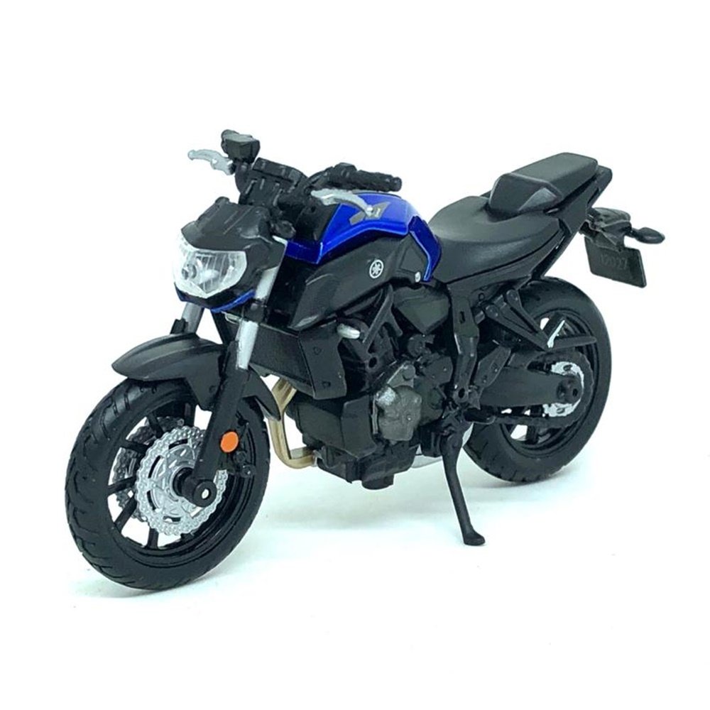 Moto de Ferro Trilha Miniatura Yamaha YZ450F 1:12 na Caixa Maisto