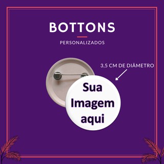 10 Botons 3,5 - Xadrez- Gambito Da Rainha - Rei Dos Botton