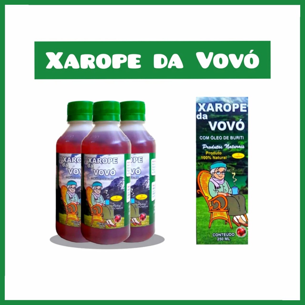 12UND Xarope da Vovó O Legitimo 100% Natural | Shopee Brasil