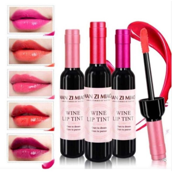 Lip Tint em Formato de Vinho / Wine Lip Tint / Batom Lip Tint Shopee