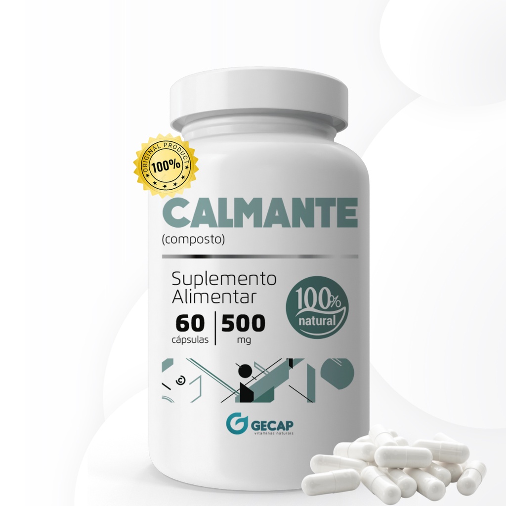 Calmante Natural 500mg 60 Cápsulas