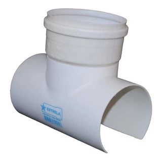 Te Derivação Para Esgoto Liga Facil 100 X 75mm 4 Polegadas