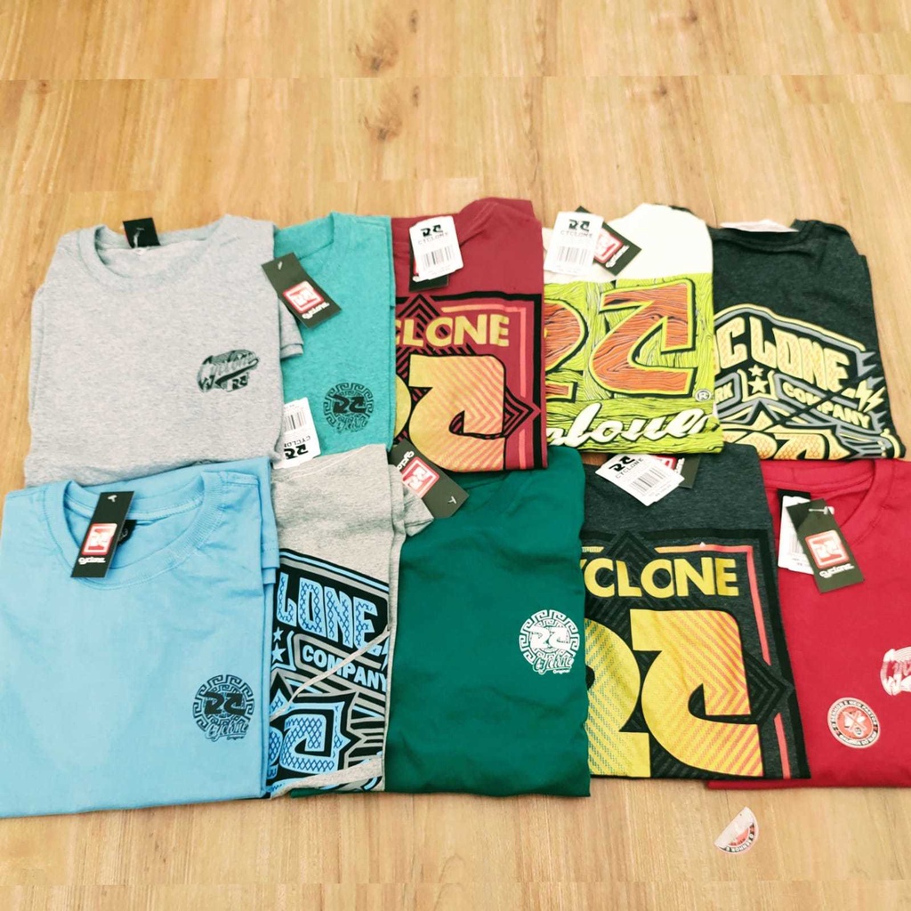 Kit 10 Camisetas Cyclone Algodão | Shopee Brasil