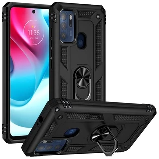 Capa Anti Impacto com Anel Suporte para Moto G60/g60s (pelicula 3d de vidro opcional)