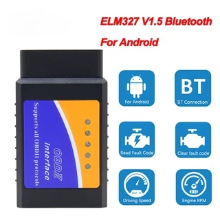 ELM 327 v1.5 OBD2 Scanner Bluetooth Para Android ELM327 v1.5 Leitor De Código ODB2 OBD 2 OBD2 Ferramenta De Diagnóstico De Carro ELM327 1.5