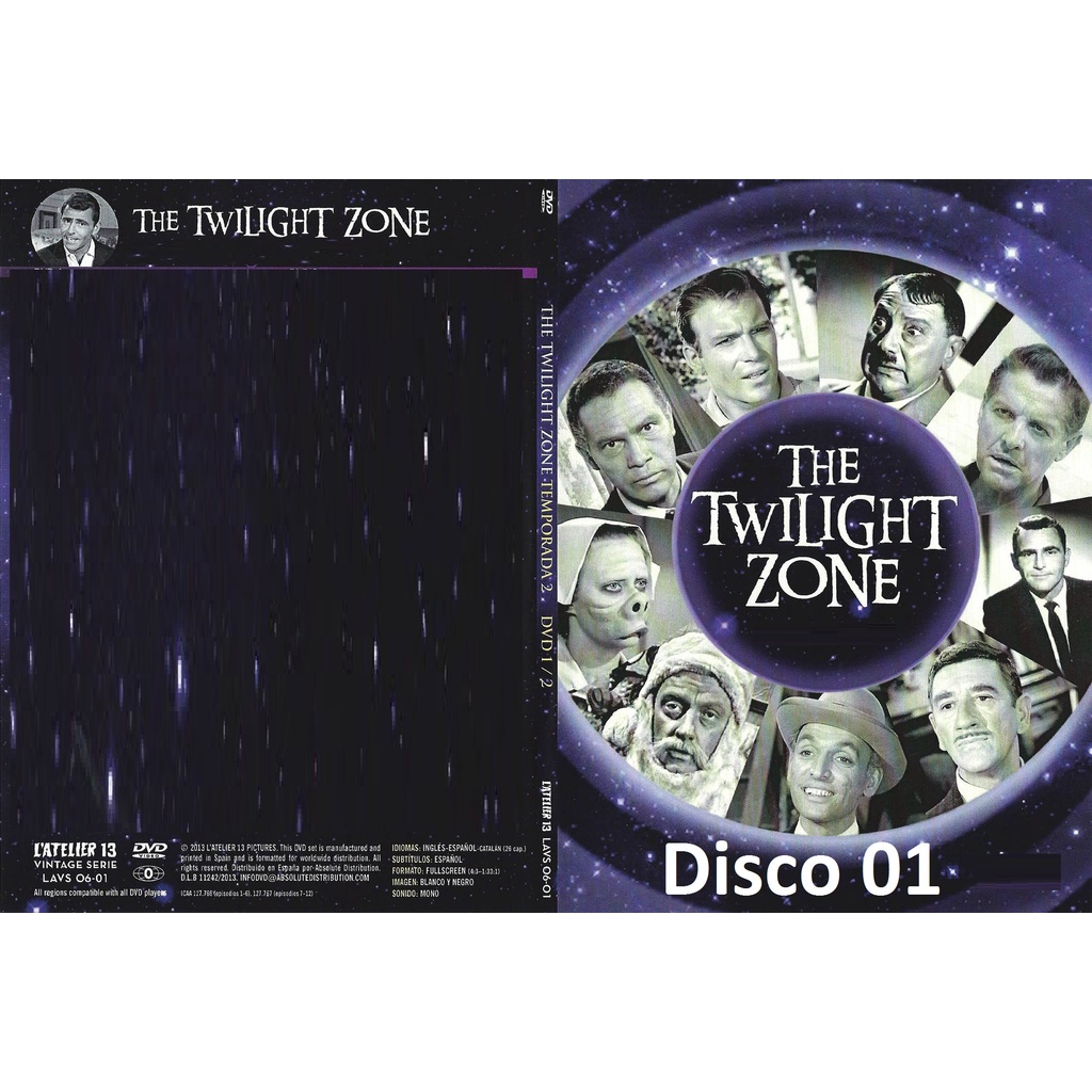 Dvd The Twilight Zone - 1959 - 1ª Temporada Completa - Legendado