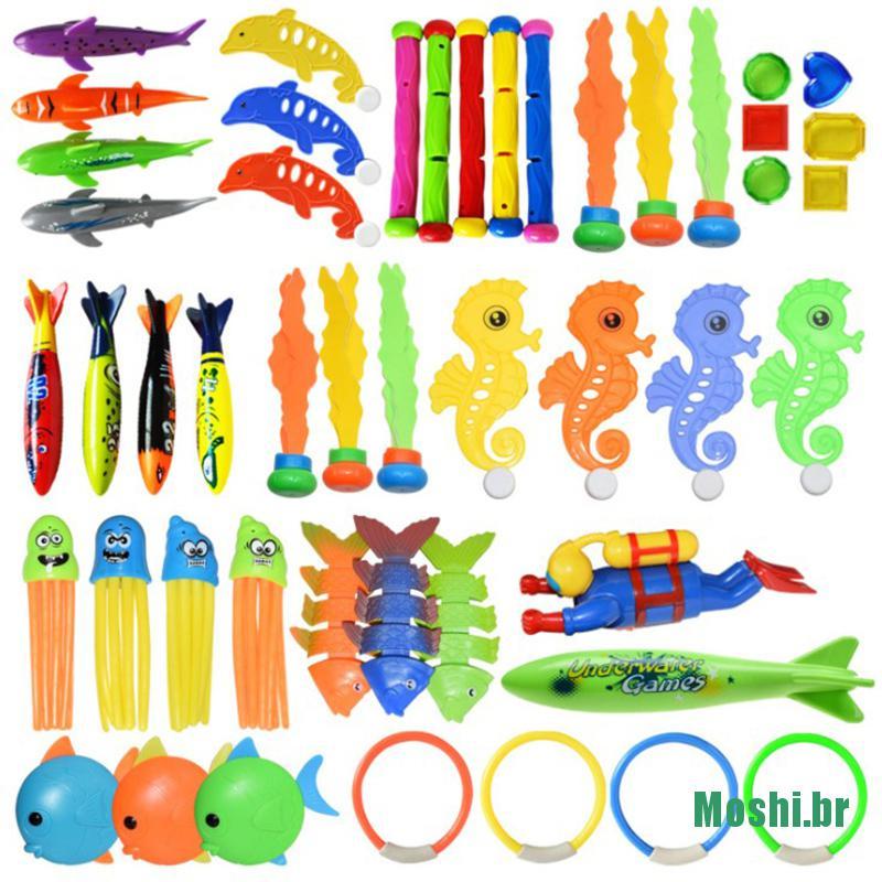 Moshi Conjunto De Brinquedo Para Mergulho De Natação / Piscina / Mergulho Com Anéis Aquáticos