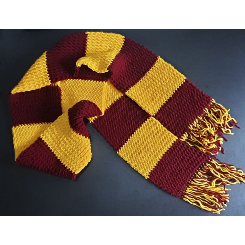 Cachecol Harry Potter Grifinoria com 2 metros de comprimento