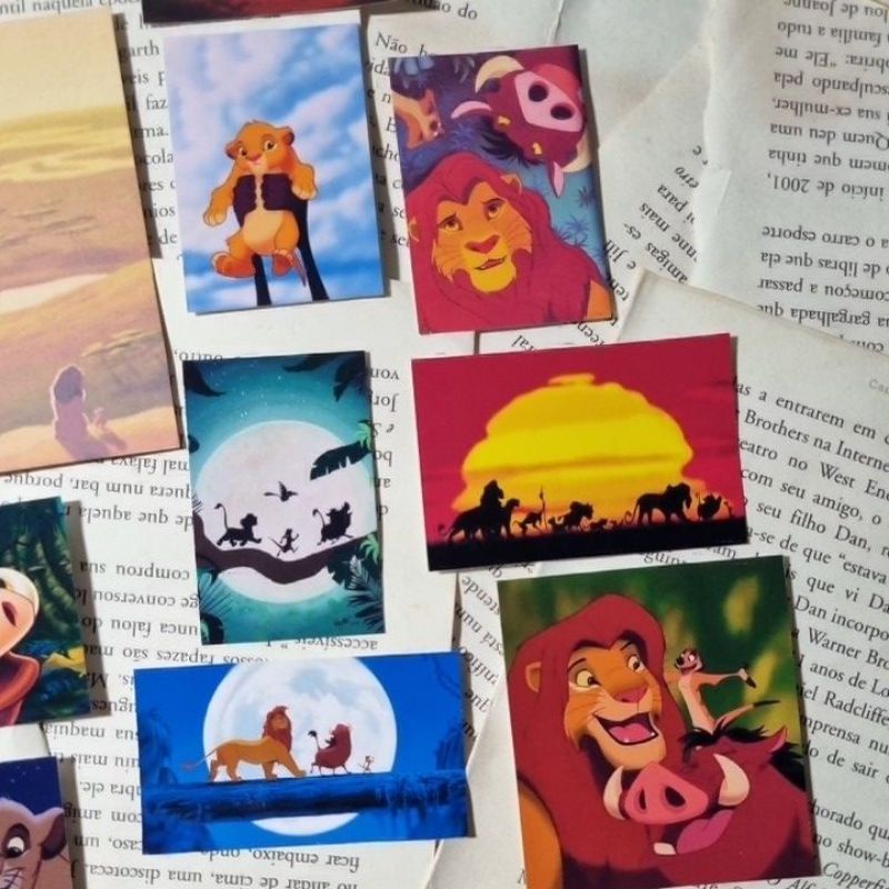 Adesivos de anime disney o rei leão com desenhos animados, decpara