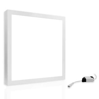 Luminária Plafon Led 48w 60x60 Sobrepor Quadrado Frio