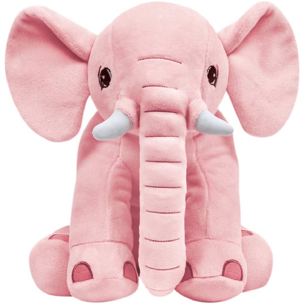 Pelúcia Infantil Elefantinho Rosa 10744 Buba | Shopee Brasil