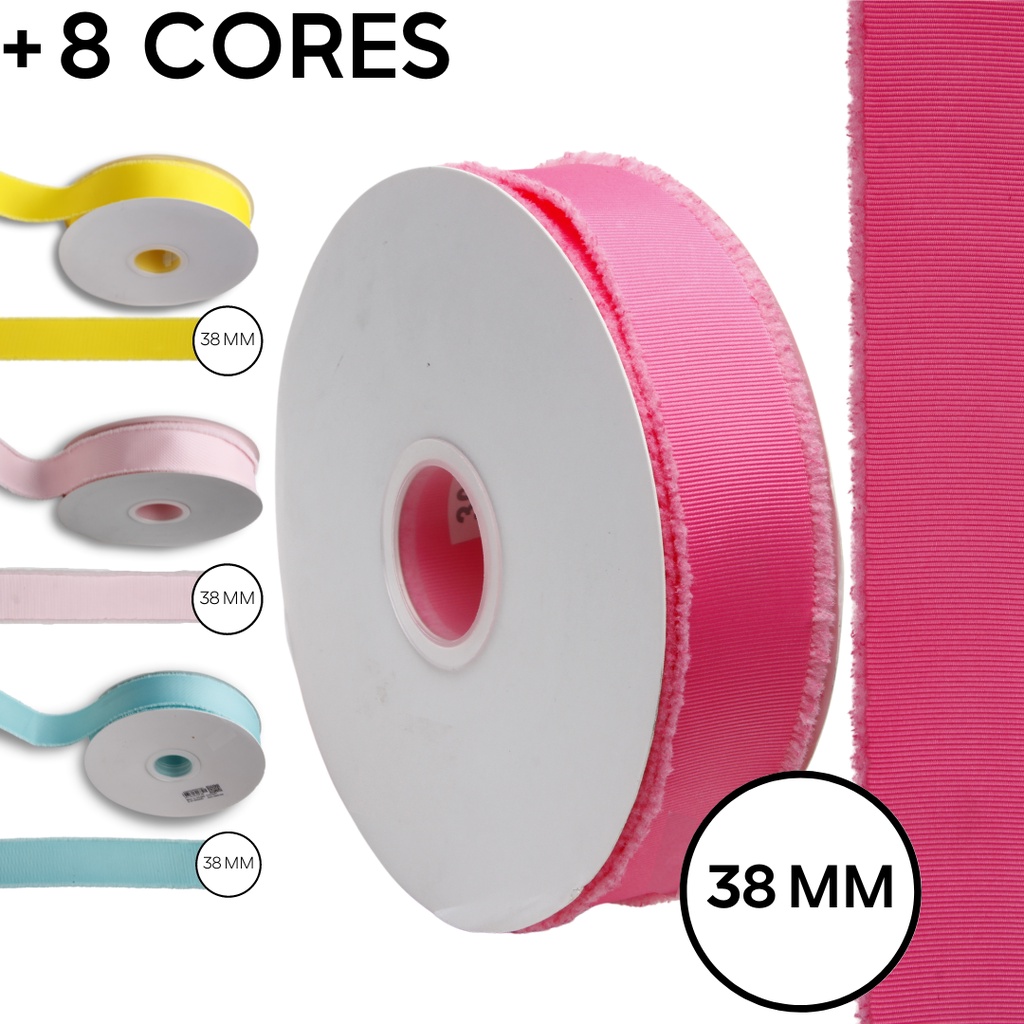 CHiffon ribbon hot pink