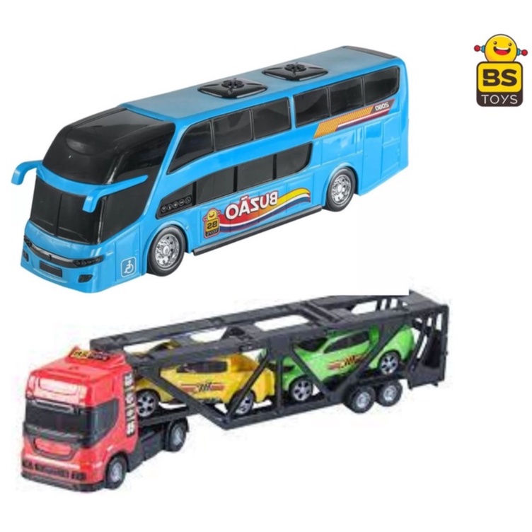 Conjunto de veículo. carro, moto, ônibus e caminhão