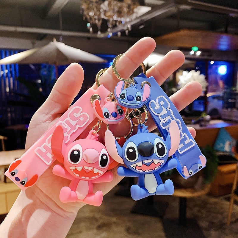 Chaveiro Da Disney Stitch Variedade De Desenho Lilo &/De Casal Shopee