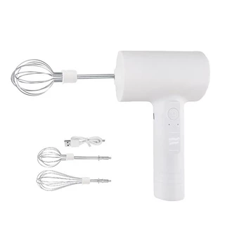 Mixer de Mao Misturador Multifuncional Fuet Batedor Sem Fio USB Portatil Cozinha Confeitaria Alta Velocidade Potente