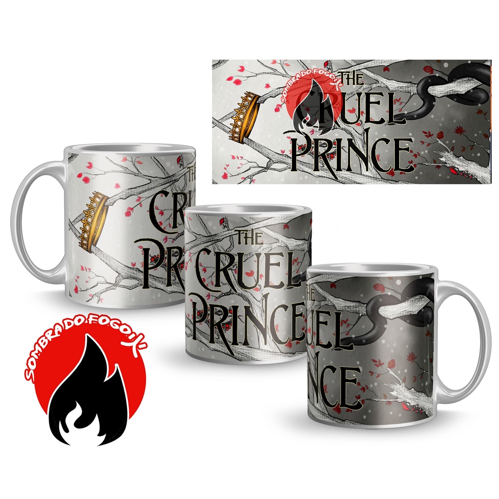 caneca porcelana Povo do Ar Cardan e Jude Principe cruel rei perverso  rainha do nada Holly Black elfhame saga livros trilogia | Shopee Brasil