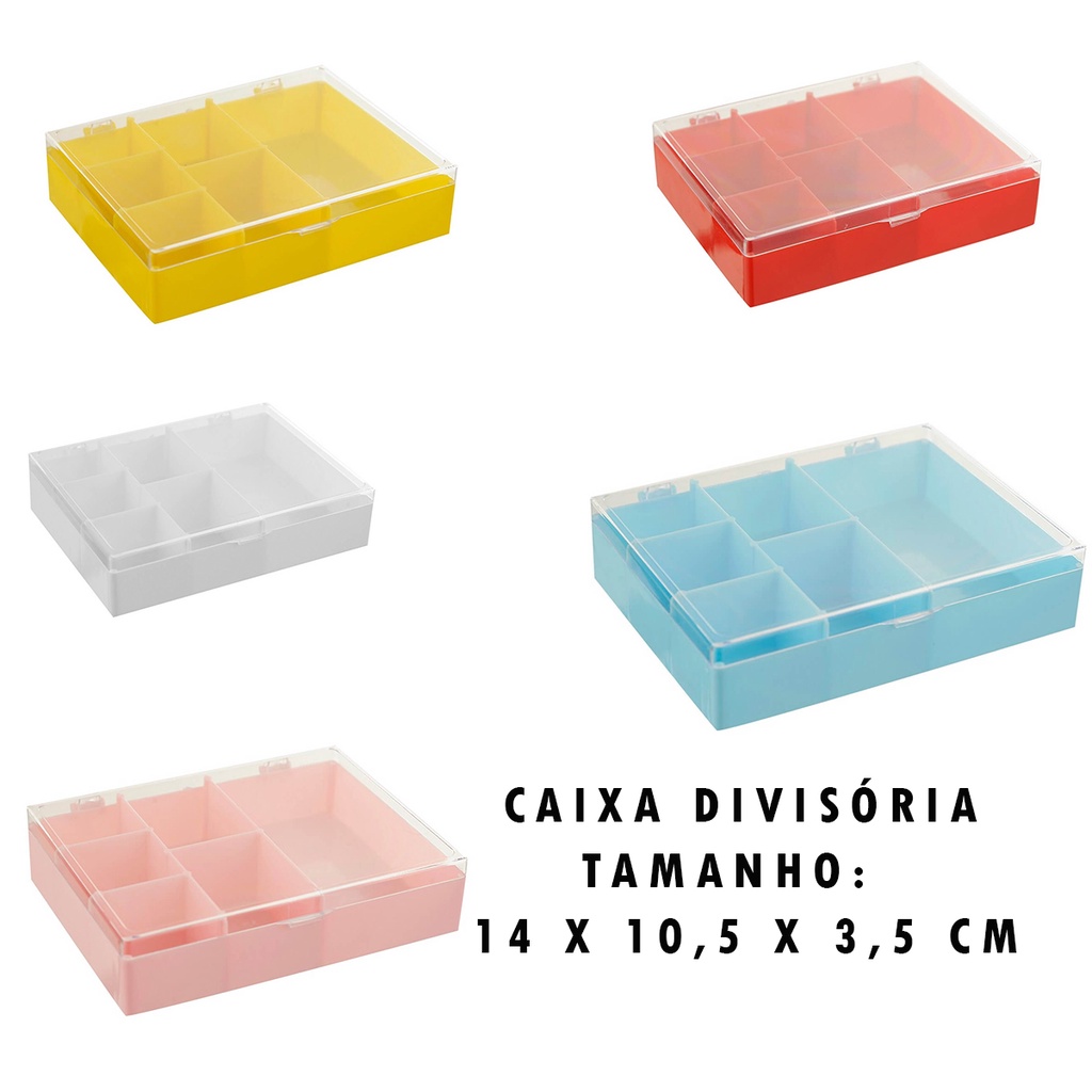 Caixa Divisória colorida - Caixa divisória - Caixa lembrancinha para ...