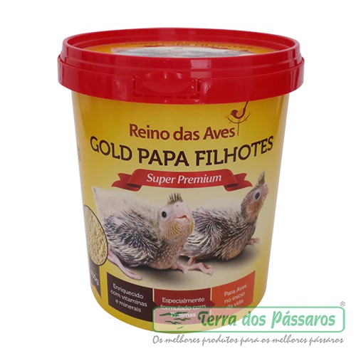 Ração Gold Papa Filhotes 400g Reino Das Aves