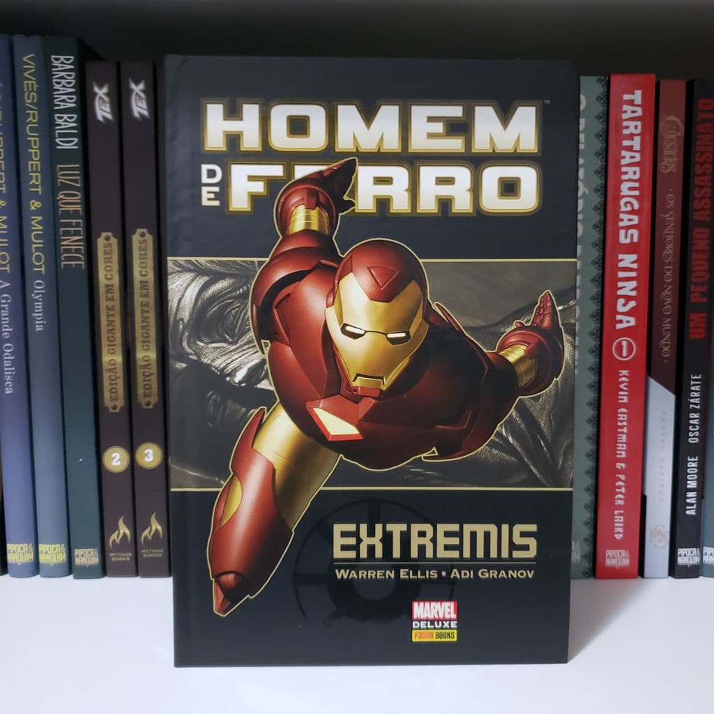 O INVENCIVEL HOMEM DE FERRO EXTREMIS VOL. 3 DE 3 (NOVO) - revistaria nova  cultura