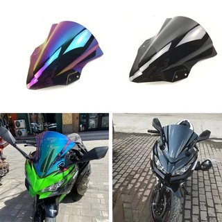 Para Kawasaki Ninja250 Ninja400 2018 2019 2020 2021 2022 2023 Motocicleta Farol Dianteiro Windshield Windscreen