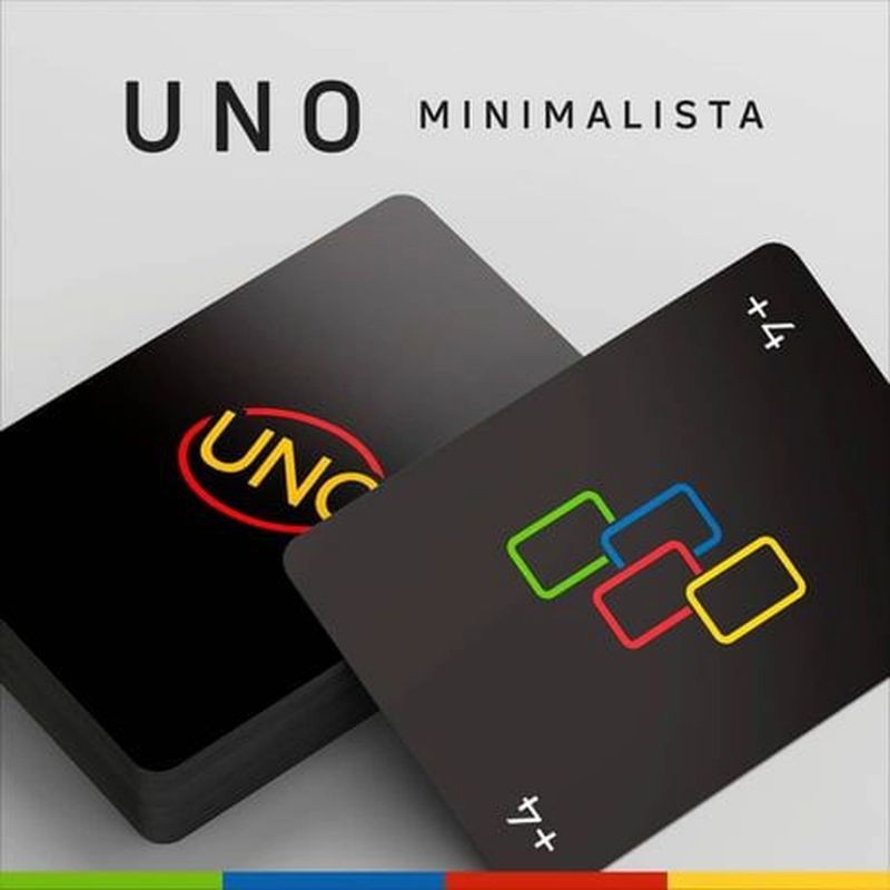 Jogo de Cartas UNO Minimalista (versão especial) Mattel